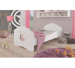 Posteľ CASIMO SLEEPING PRINCESS s matracom 160x80 biela