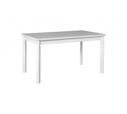 MAXMILIÁN 5P (MAX 5P) - rozkladací jedálenský stôl - WHITE GRAVIR - kolekcia "DRE" (K150-Z)